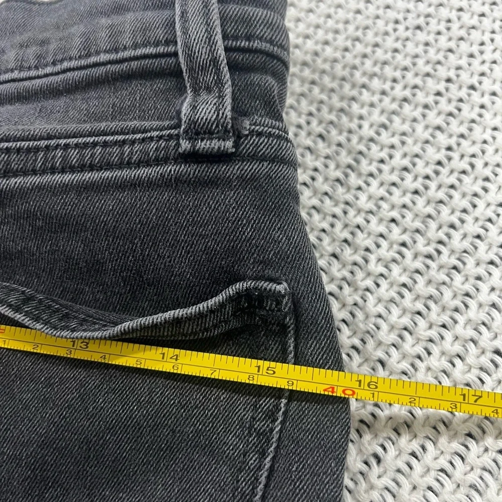 Madewell Black Denim Jean Shorts - Picture 12 of 14